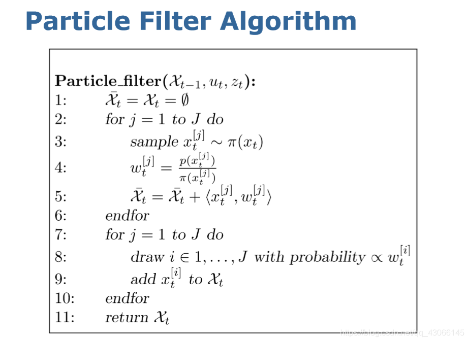 粒子滤波算法