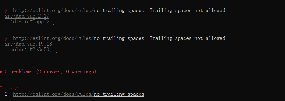 Http eslint docs rules no trailing spaces trailing spaces not 