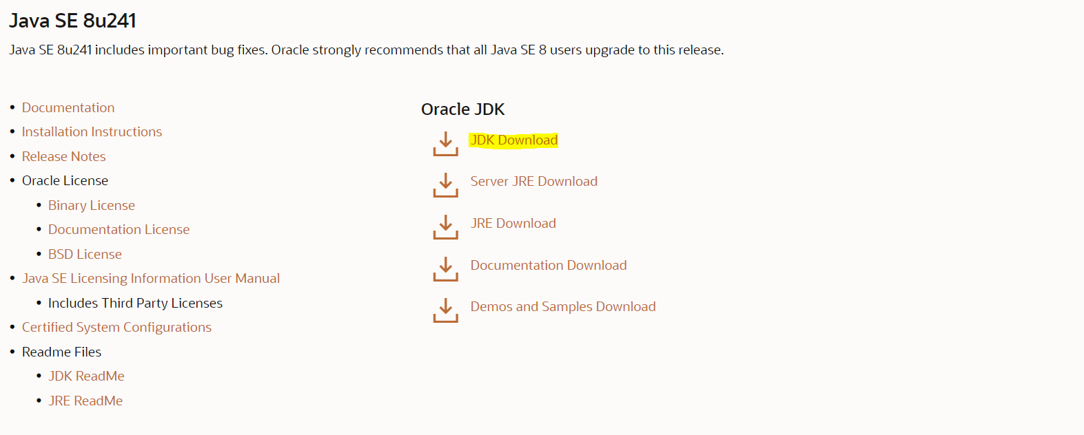 下载JDK