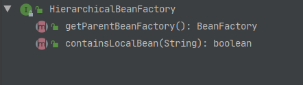 HierarchicalBeanFactory