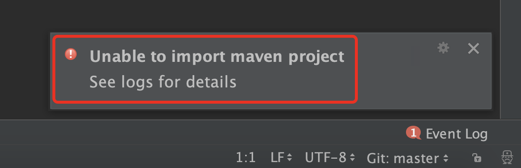 unable-import-maven-project