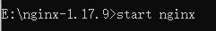     nginx服务启动命令