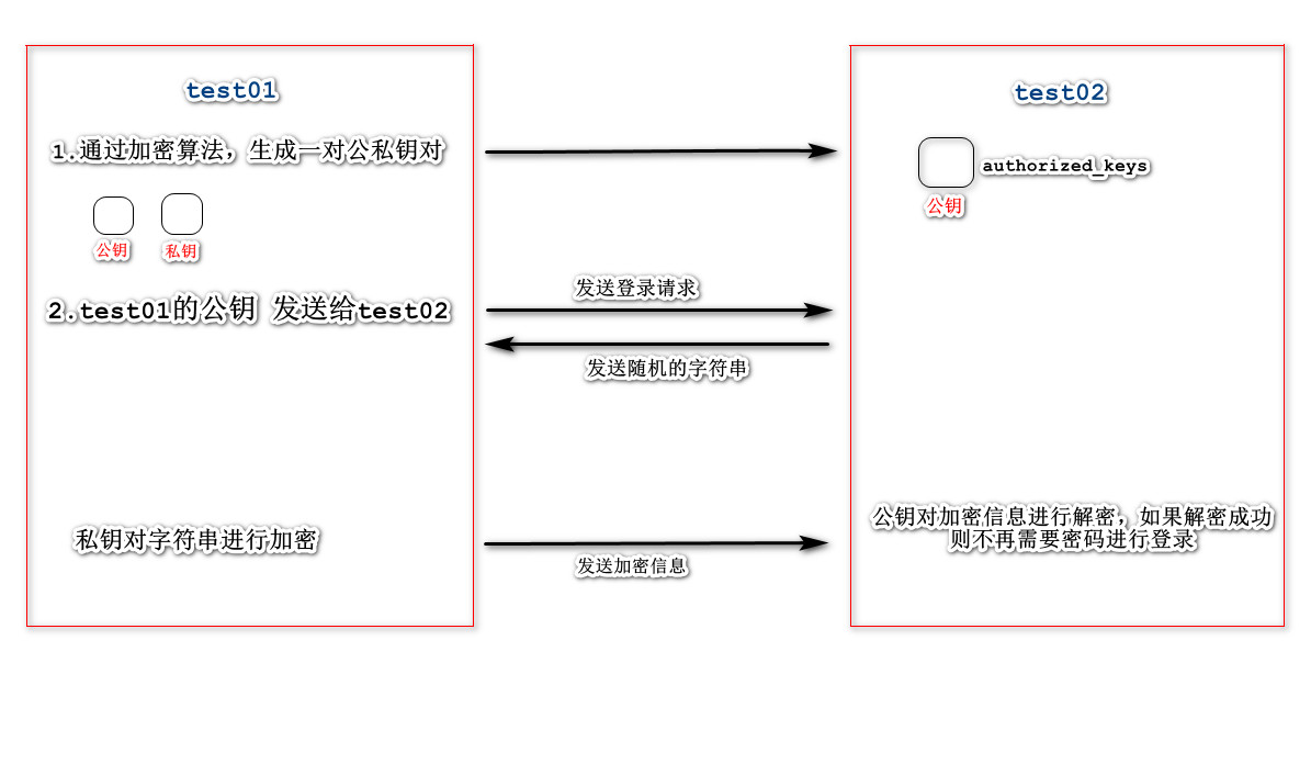 Linux中配置SSH免密登录