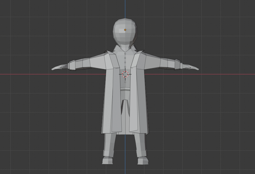 blenderlowpoly人物模型