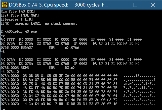 How to debug assembly code on Windows XP and above - Programmer Sought