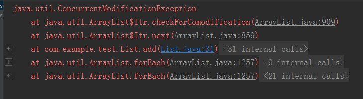 循环的时候去删除集合中的元素 java.util.ConcurrentModificationException