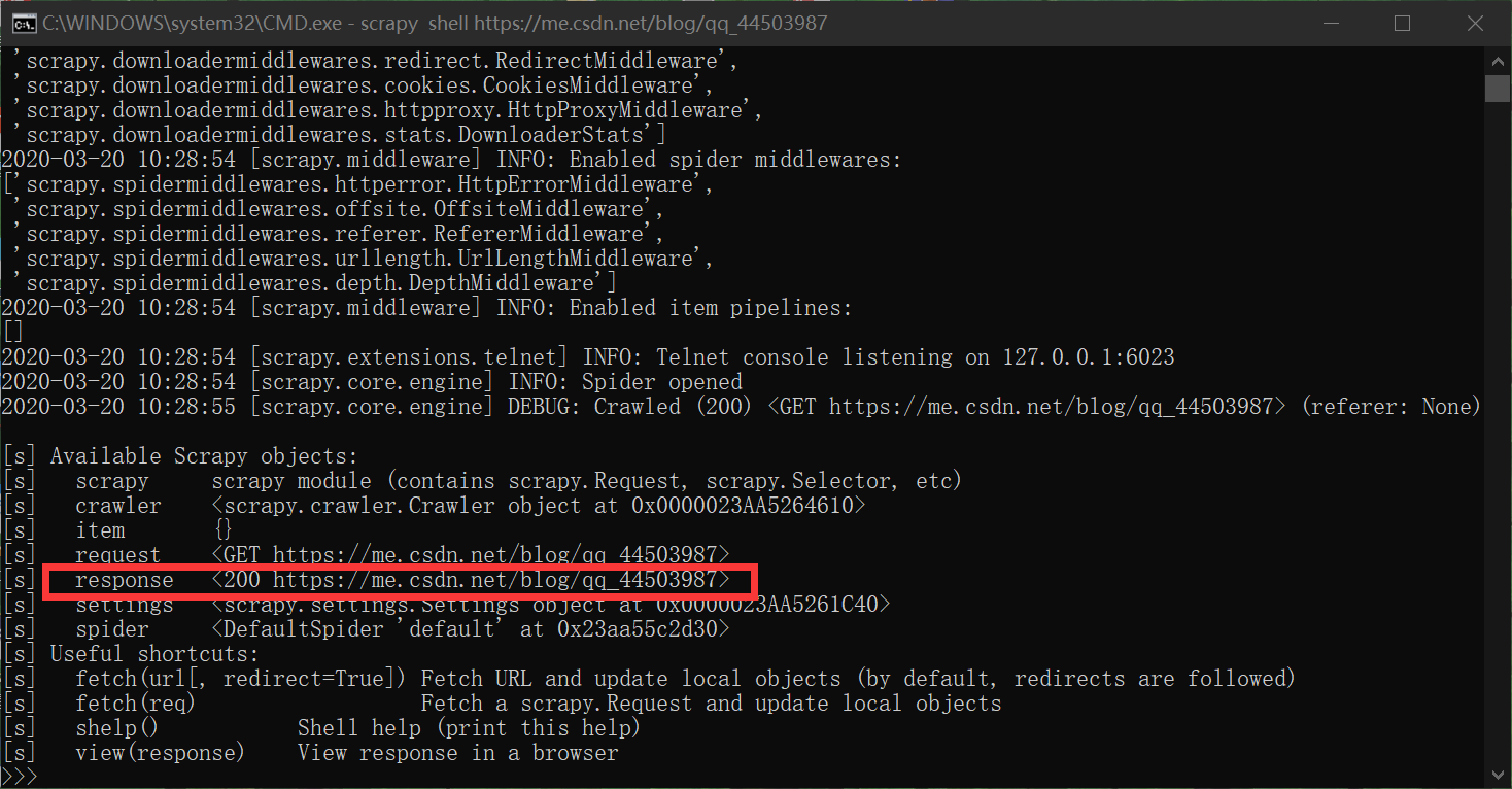 Python爬虫自学宝典 使用shell调试工具 良木66的博客 Csdn博客