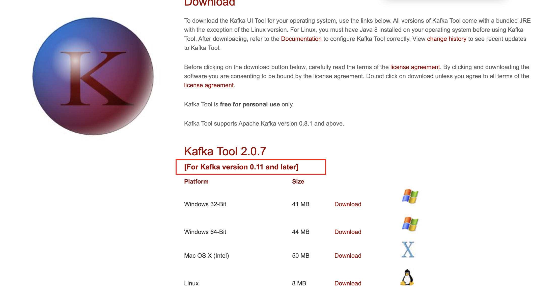 【KAFKA】kafka可视化工具kafkaTool 免费下载