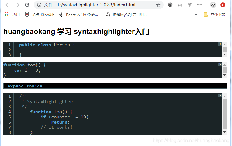 syntaxHighlighter语法高亮_syntax-highlighter文档-CSDN博客