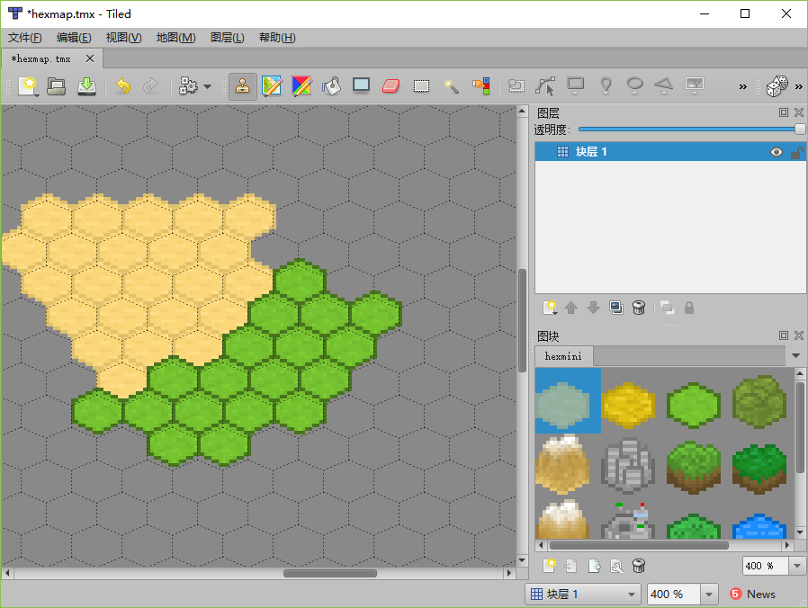 Tiled创建六边形地图_l-edit怎么画六边形-CSDN博客