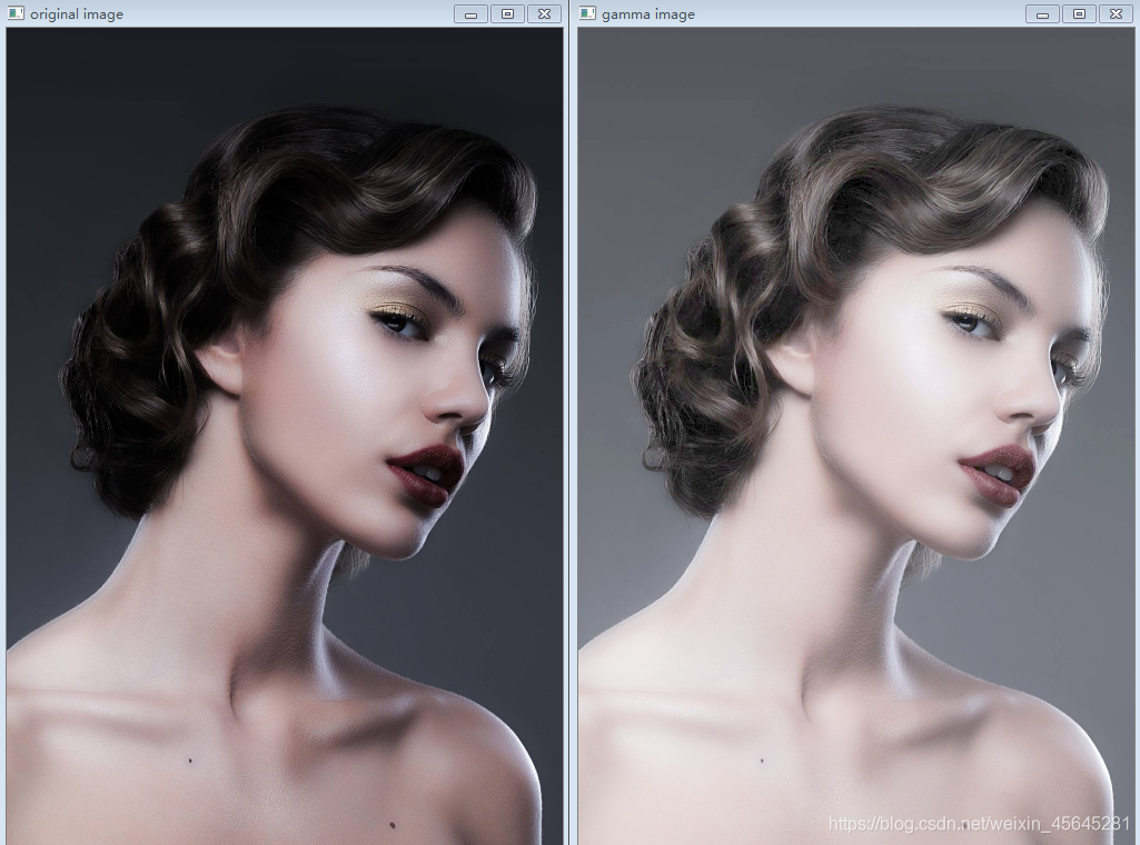 伽马变化:系数=0.5