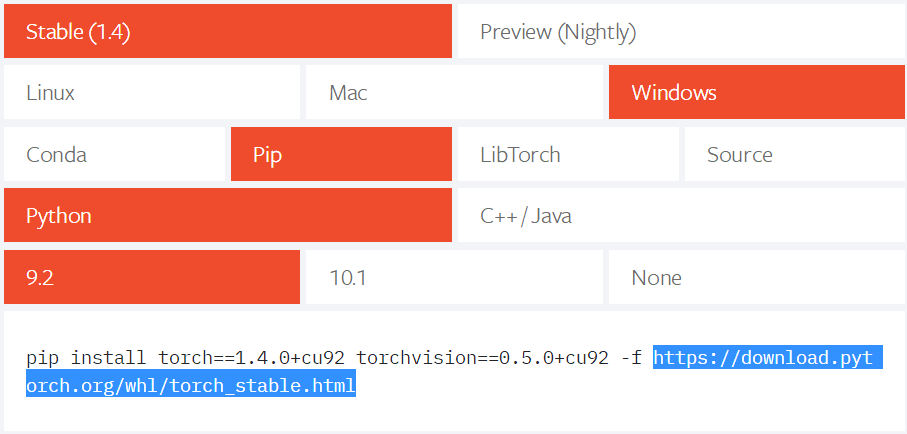 深度之眼pytorch打卡 一 pytorch简介及环境配置