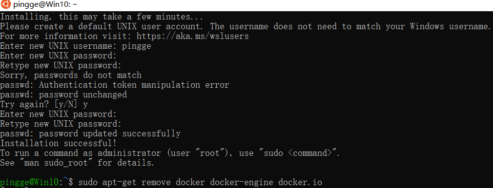 windows10 carrying instructions ubuntu - Programmer Sought