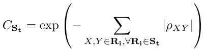 correlation coefficient