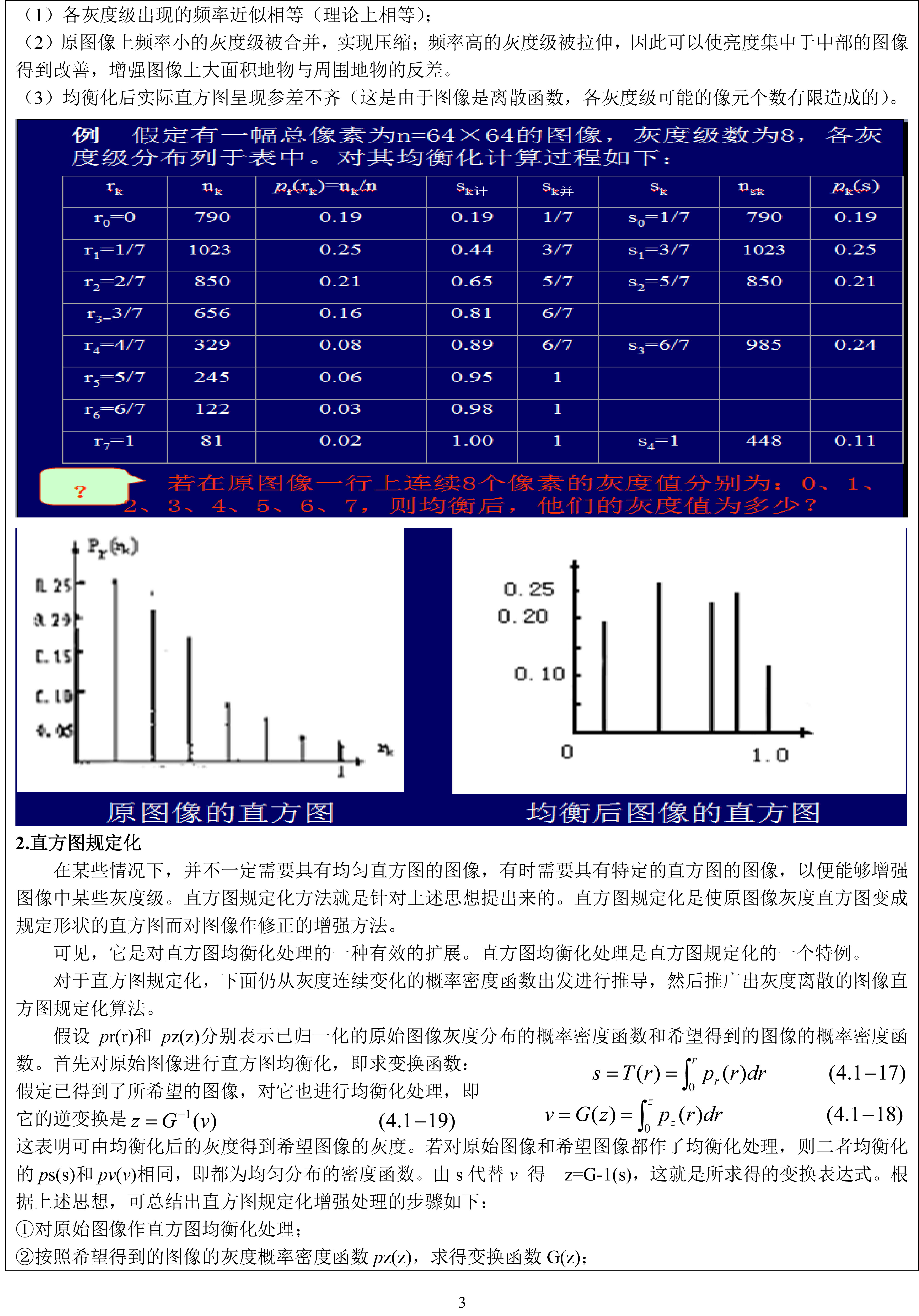 【遥感数字图像处理】基础知识：第五章 遥感图像增强处理方法总结