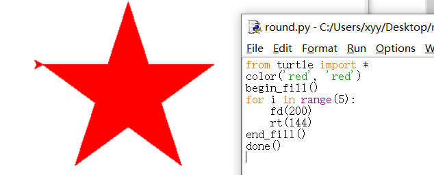 Python 学习之同切圆与五角星绘图 Dddxxy的博客 Csdn博客