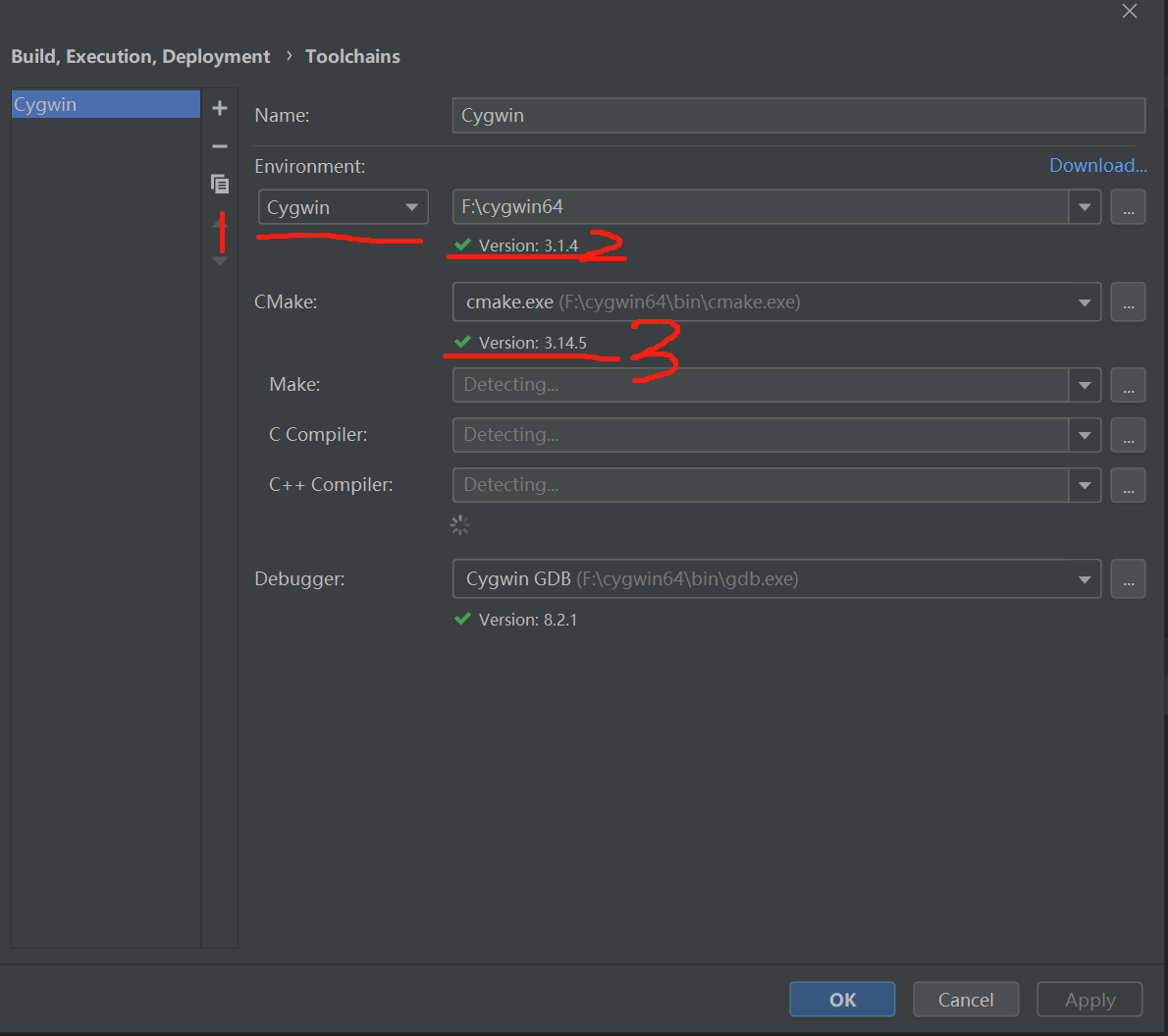 clion cygwin