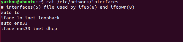 /etc/network/interfance