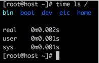 time ls例子