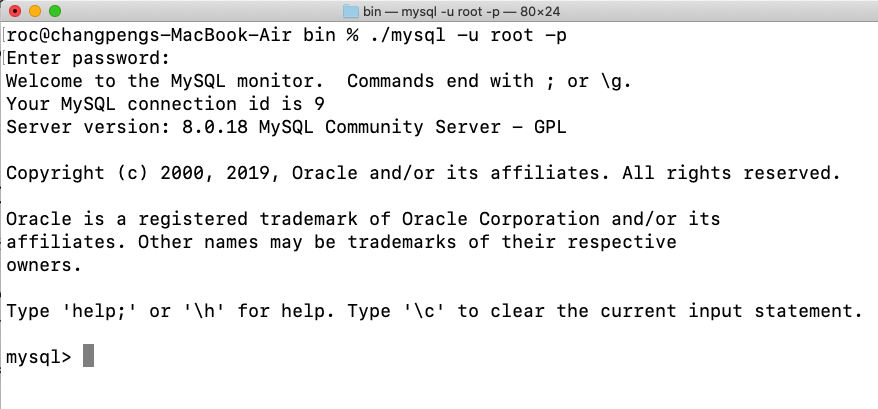 通过终端命令连接远程或本地 MySQL 数据库_终端连接mysql数据库的命令-CSDN博客