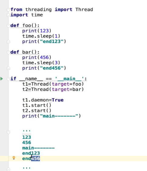 学习笔记(25):Python网络编程并发编程-Thread其他属性和守护线程