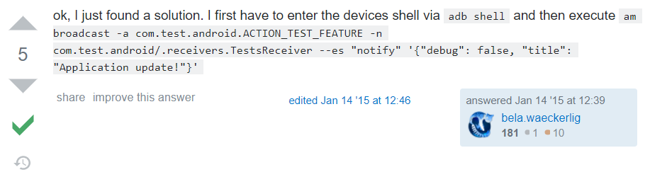 Adb Shell Broadcast Intent – How to send/broadcast an intent from adb ...