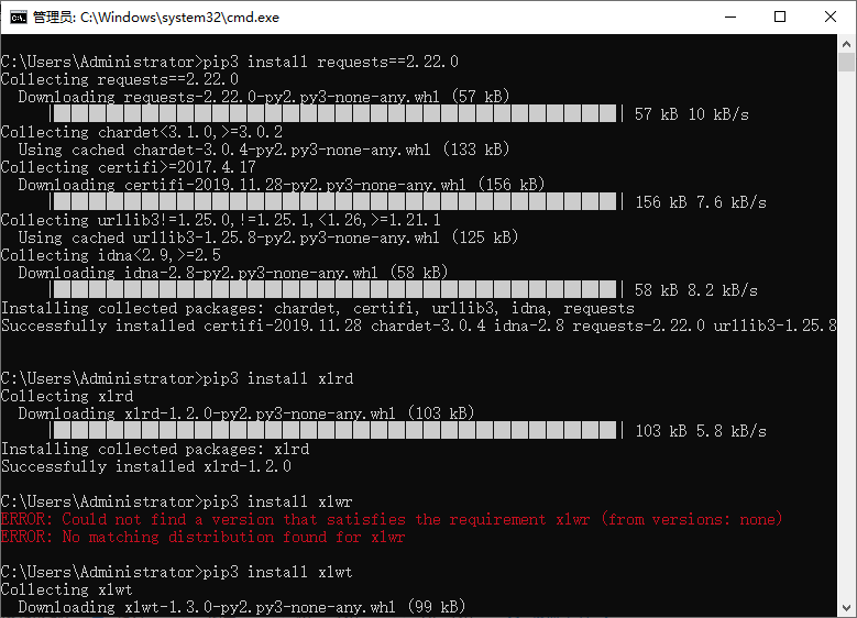 Pycharm Download Library Error ERROR: Could not find a version that ...