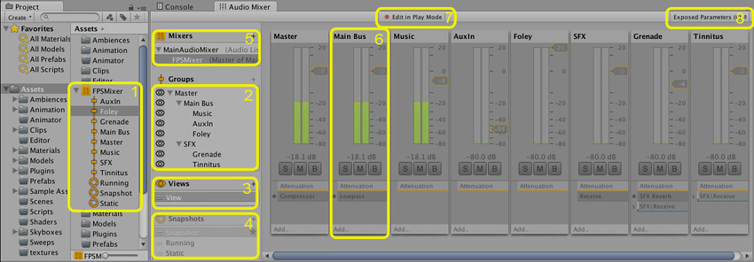 unity Audio 基础知识二Audio Mixer_audiomixer-CSDN博客