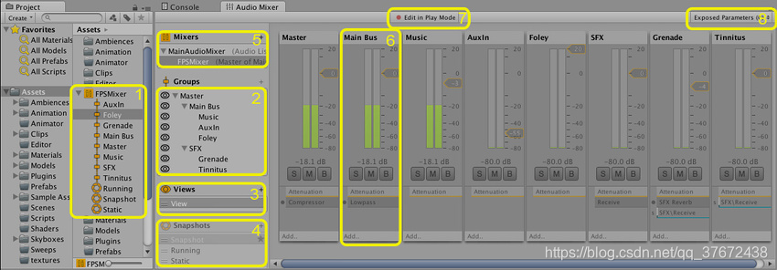 unity Audio 基础知识二Audio Mixer_audiomixer-CSDN博客