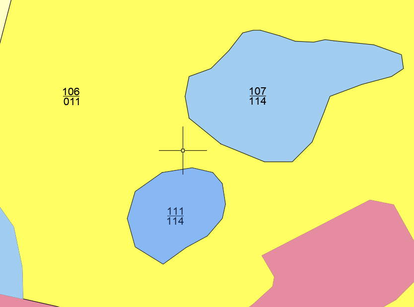 fme转换地类图斑,自动分数显示图斑编号及地类