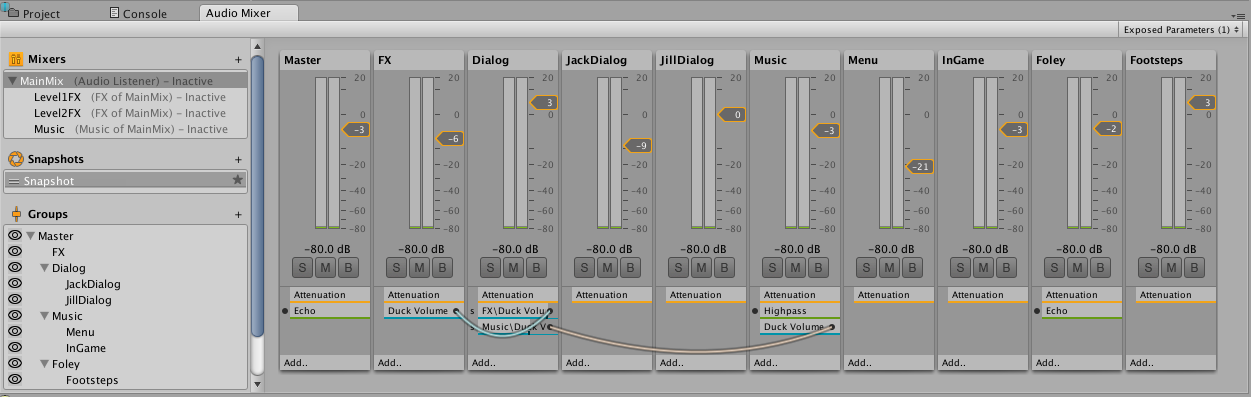 unity Audio 基础知识二Audio Mixer_audiomixer-CSDN博客