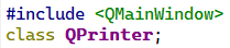 添加QPrint类