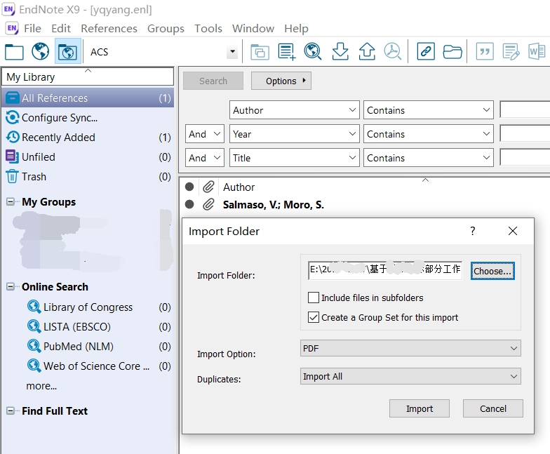 Endnote中批量导入本地文献方法_include files in subfoldersCSDN博客