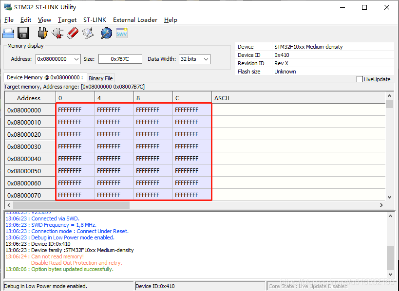 STM32 Keil STlink调试总结