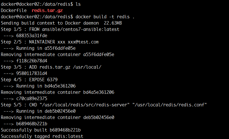 Docker使用dockerfile构建镜像 Feinifi的博客 Csdn博客