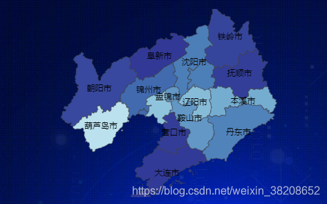 使用echart的map绘制辽宁省地图_echarts jquery辽宁省地图代码-CSDN博客