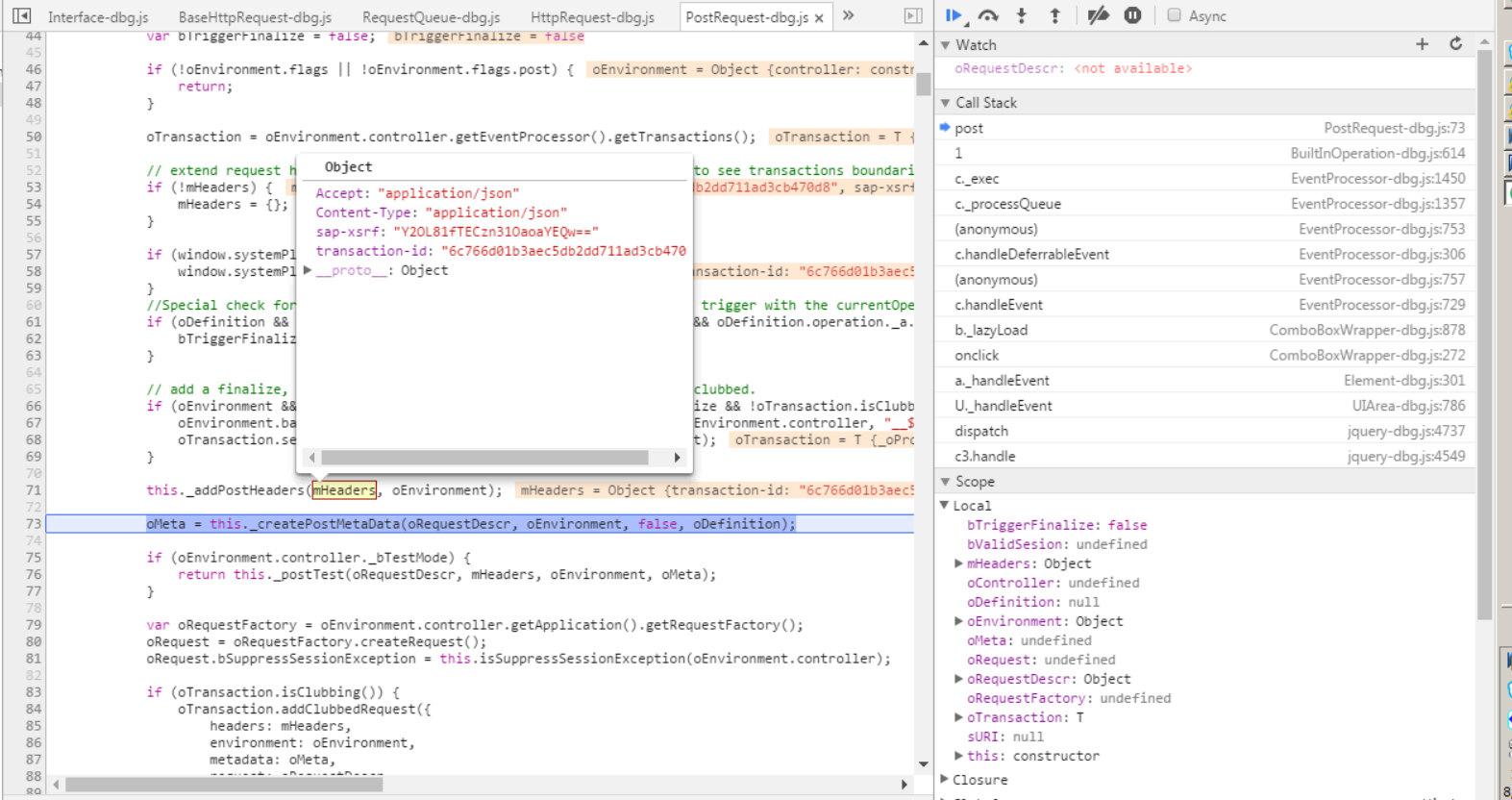sap cloud for customer前端url里的一长串base64code是在哪里根据什么逻辑计算的