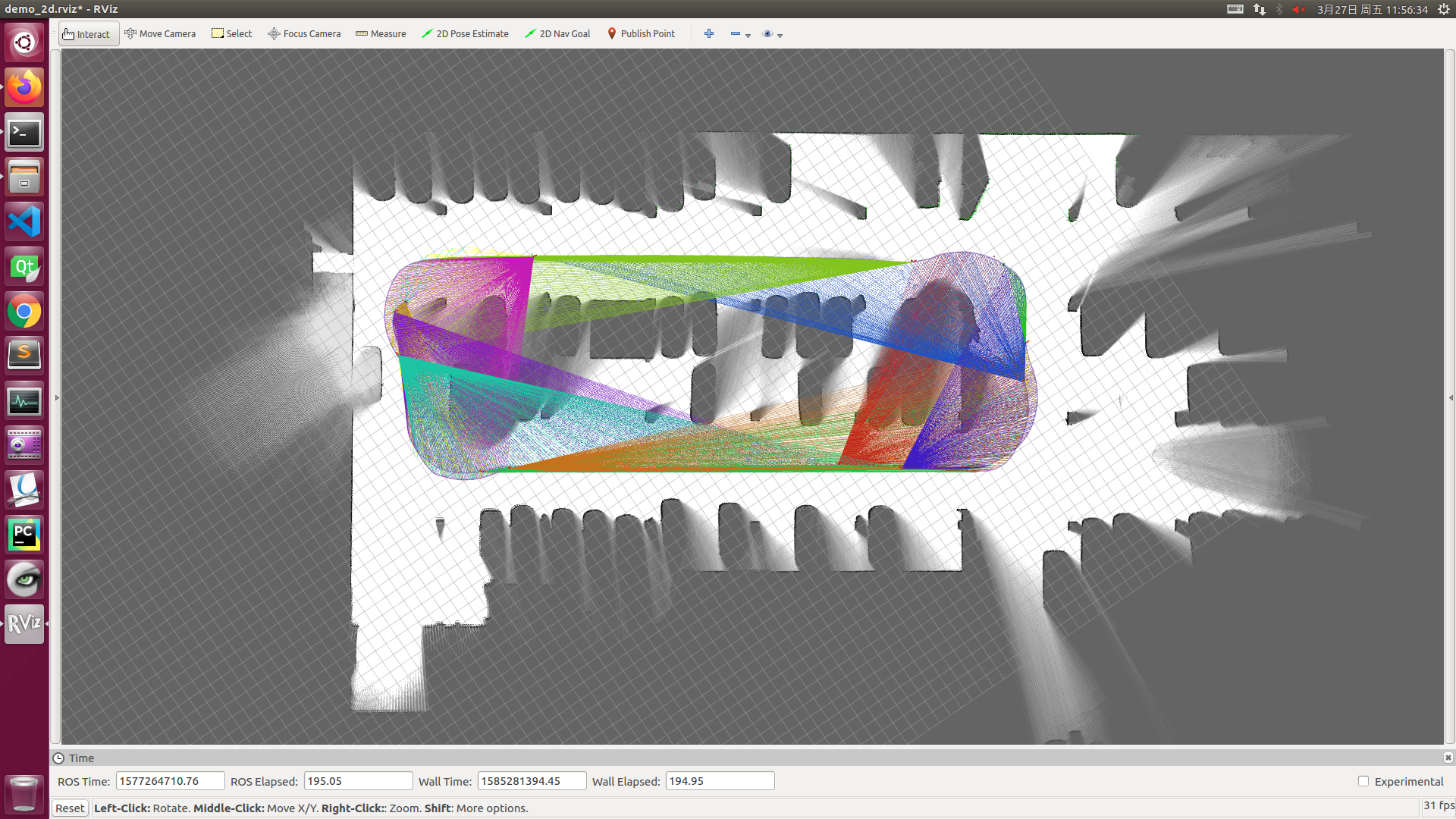 cartographer跑自己的数据包-2d建图篇（laser+Imu建图篇）