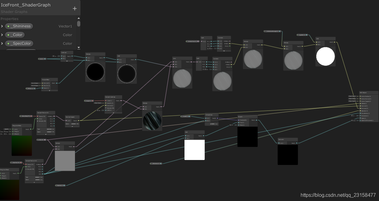 完整shader graph