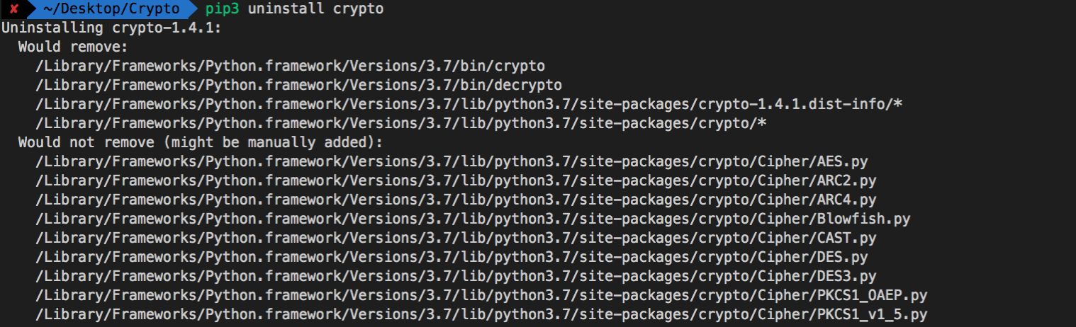 ModuleNotFoundError No Module Named Crypto Elwood Ying CSDN 