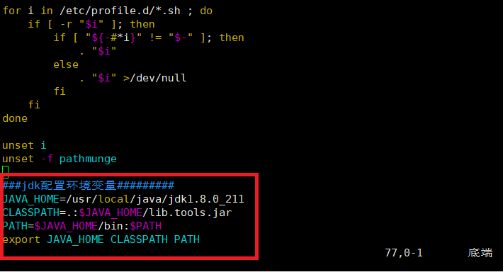 8到linux上(目录位置 /opt)2,解压上传的jdk(此次解压的路径是 /usr