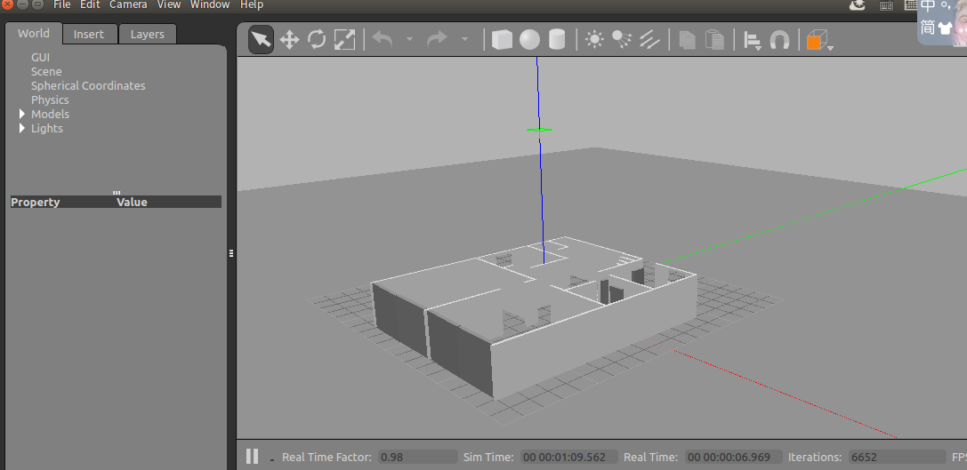 ROS学习【12】-----基于ubuntu16.04运用Gazebo仿真软件搭建室内环境
