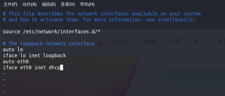 Kali命令行自动获取ip 星空下de青铜 Csdn博客 Kali设置自动获取ip