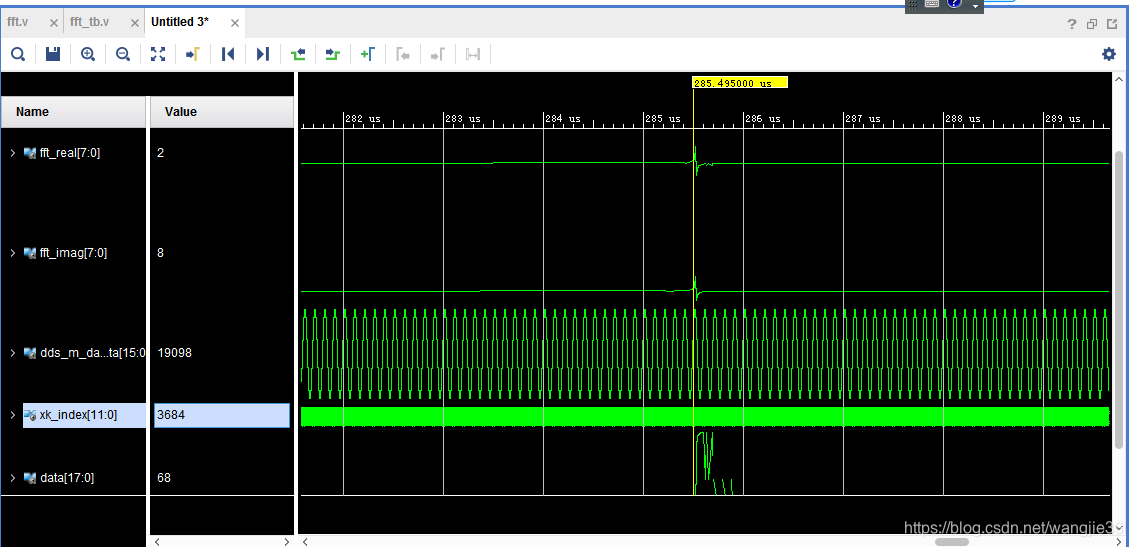 ZYNQ  DDS产生载波FFT变换