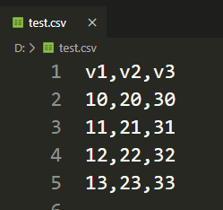 python获取csv文件中某一行_使用pandas读取csv文件