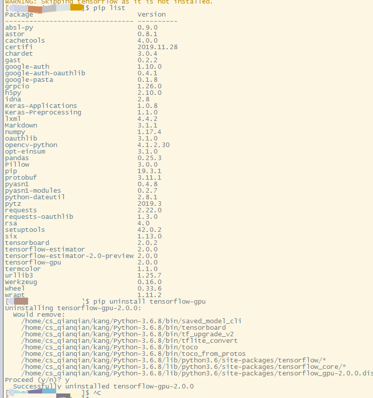 pip install tensorflow