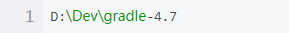 D:\Dev\gradle-4.7