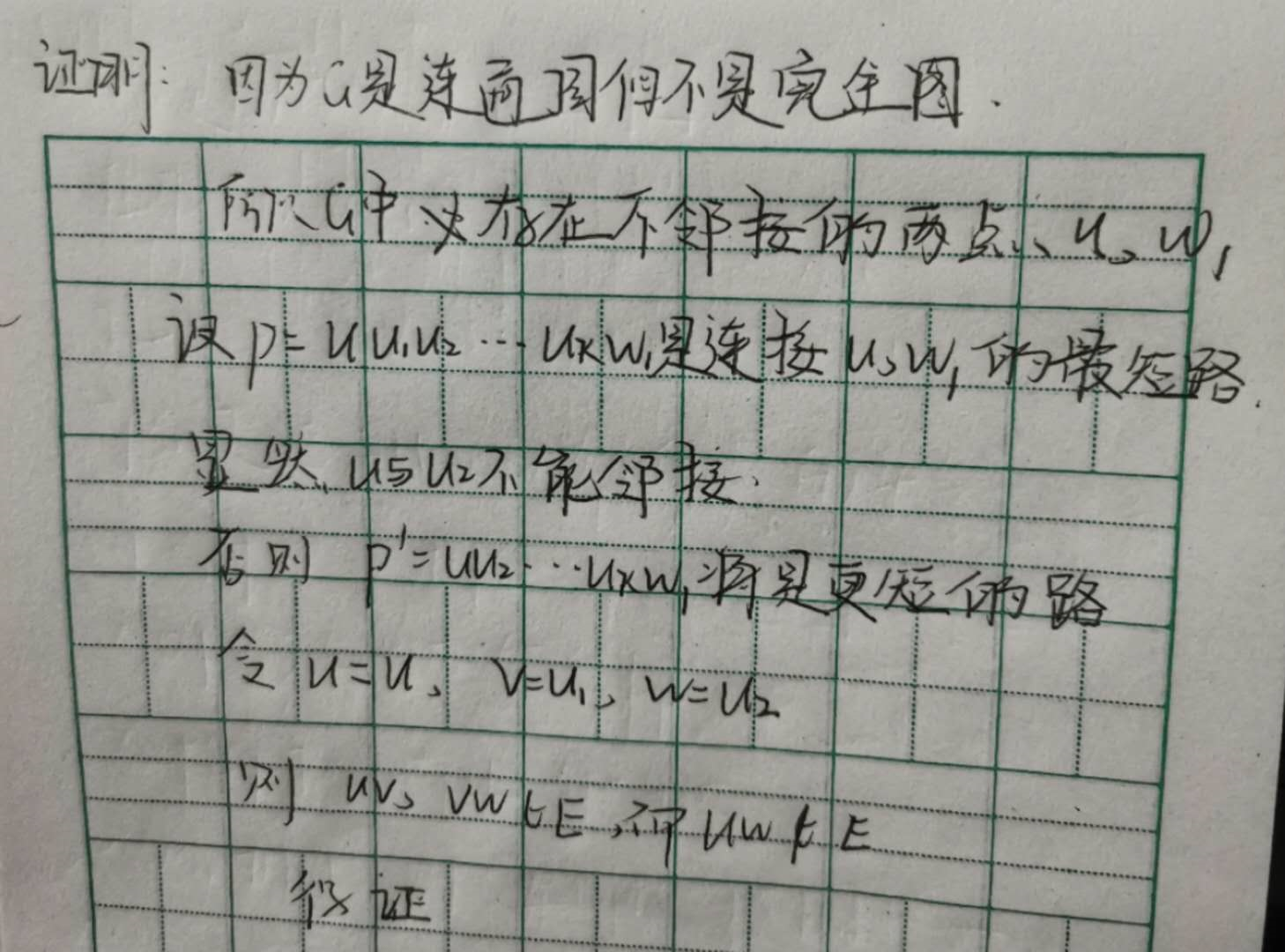 图论（3）子图，图运算，路与连通性