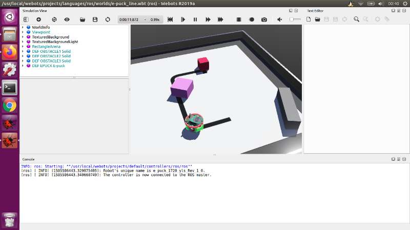 Webots+ROS学习记录（1）——安装以及键盘控制机器人_webots python ros-CSDN博客