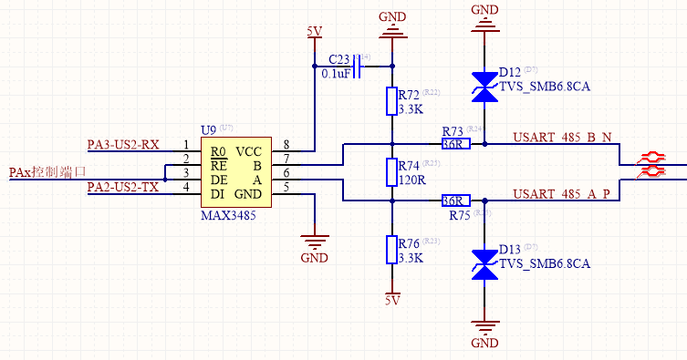 USART(RS232/422/485）、I2C、SPI、CAN、USB总线_rs232 Mcu端接io还是uart-CSDN博客